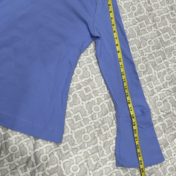 Free People - Ribbed Fitted Turtle Neck with Bell Sleeves - Picture 6 of 12